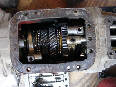 gears and forks with shift forks extracted.JPG and 